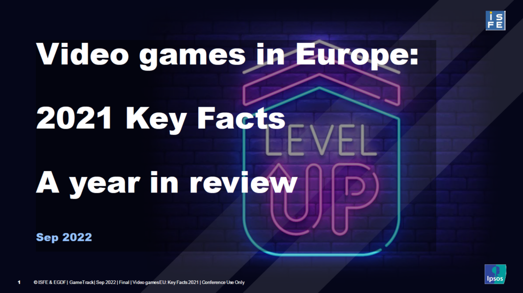 Ipsos presentation at Video Games Europe’s annual networking lunch